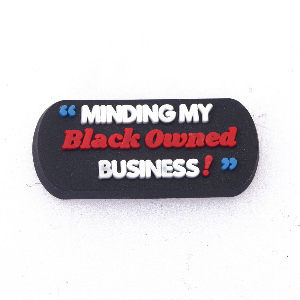 Minding My Black Owned Business Girl Boss Entrepreneur Shoe Charms