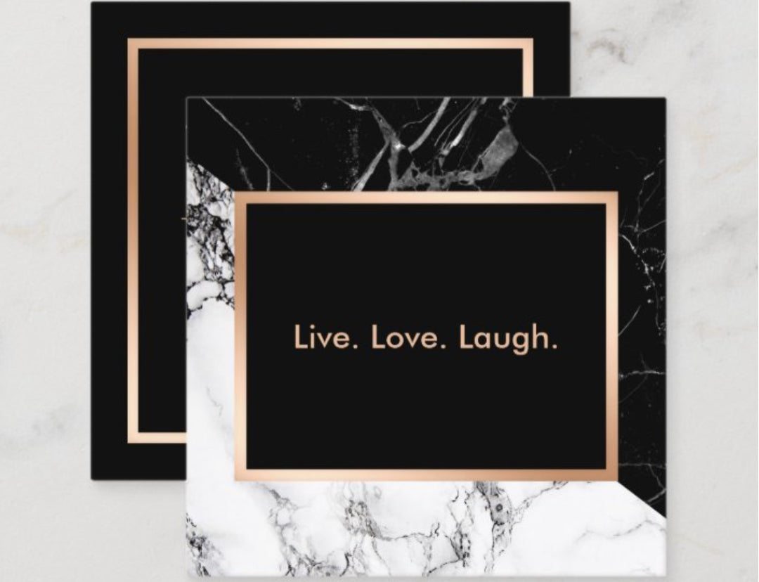 Self Care - Live. Love. Laugh. Planner Card
