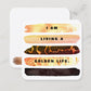 I Am Living A Golden Life Affirmation Planner Card