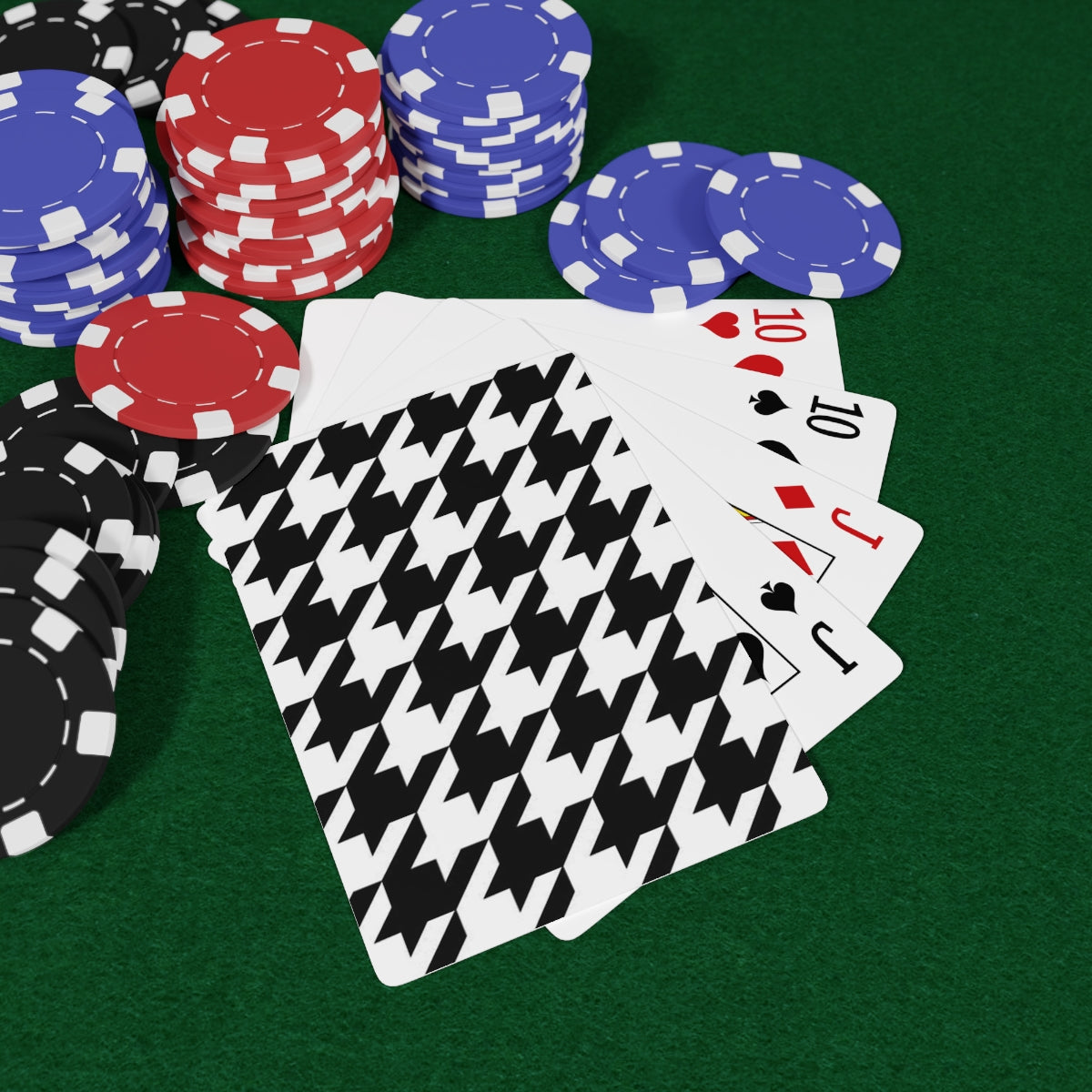 Houndstooth Poker Cards
