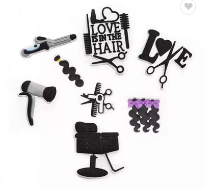 All Things Hair Related Shoe Charm