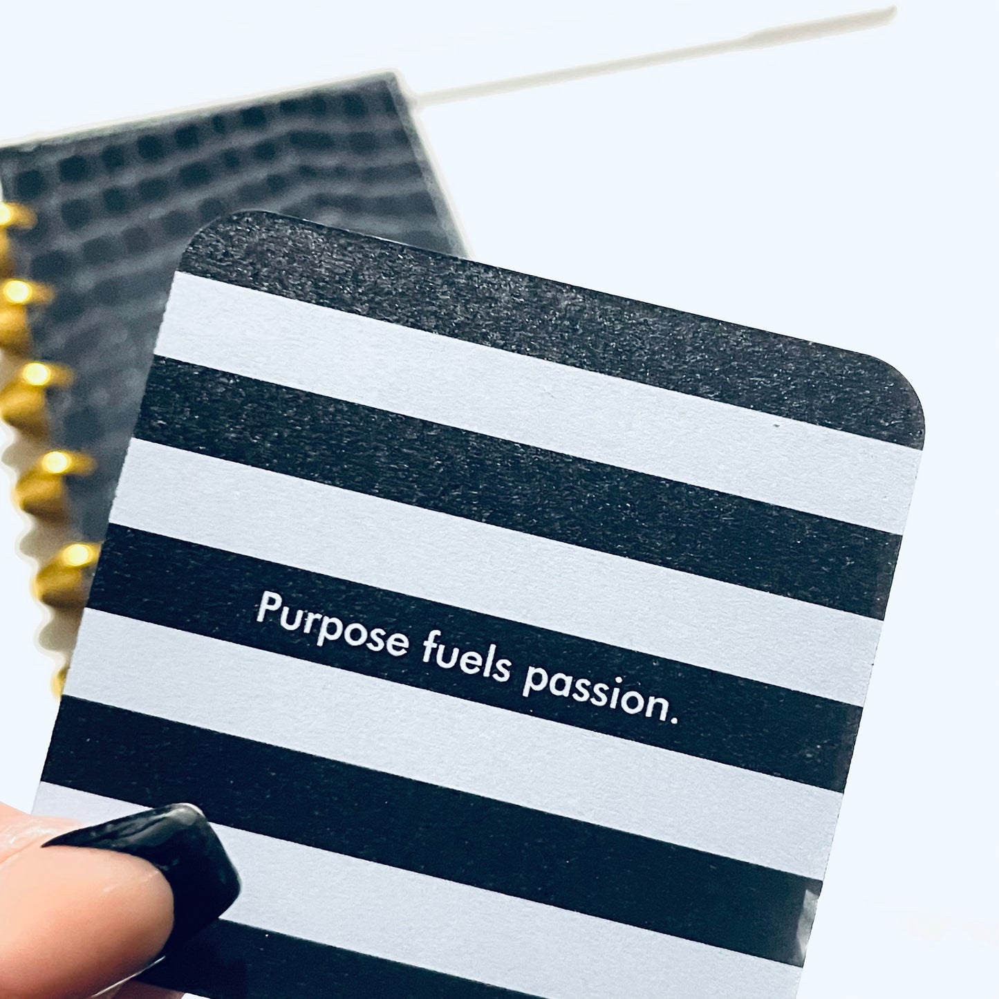 Purpose Fuels Passion Planner Card