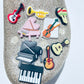 Music Instruments Shoe Charm