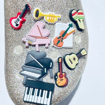 Music Instruments Shoe Charm