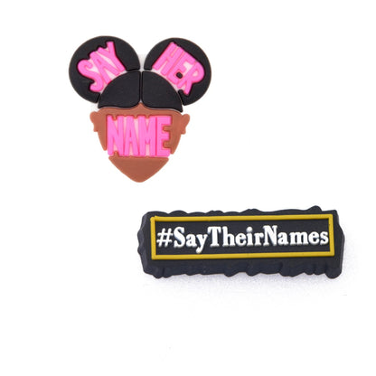 Protect Black Women Say Her Their Names Shoe Charm