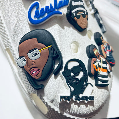 Hip Hop Rap Shoe Charms