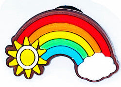 Rainbows Skates & Unicorns Shoe Charm