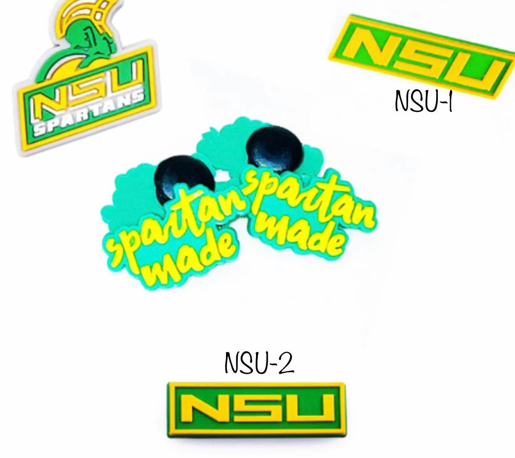 HBCU Shoe Charms - Albany, Florida, Kentucky, Lincoln, Mississippi, Morgan, Norfolk, Savannah