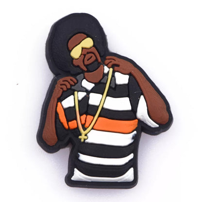 Hip Hop Rap Shoe Charms