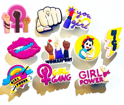 Women Power Shoe Charm