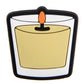 Candle Shoe Charm