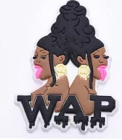 Female Rappers Hip Hop Shoe Charm