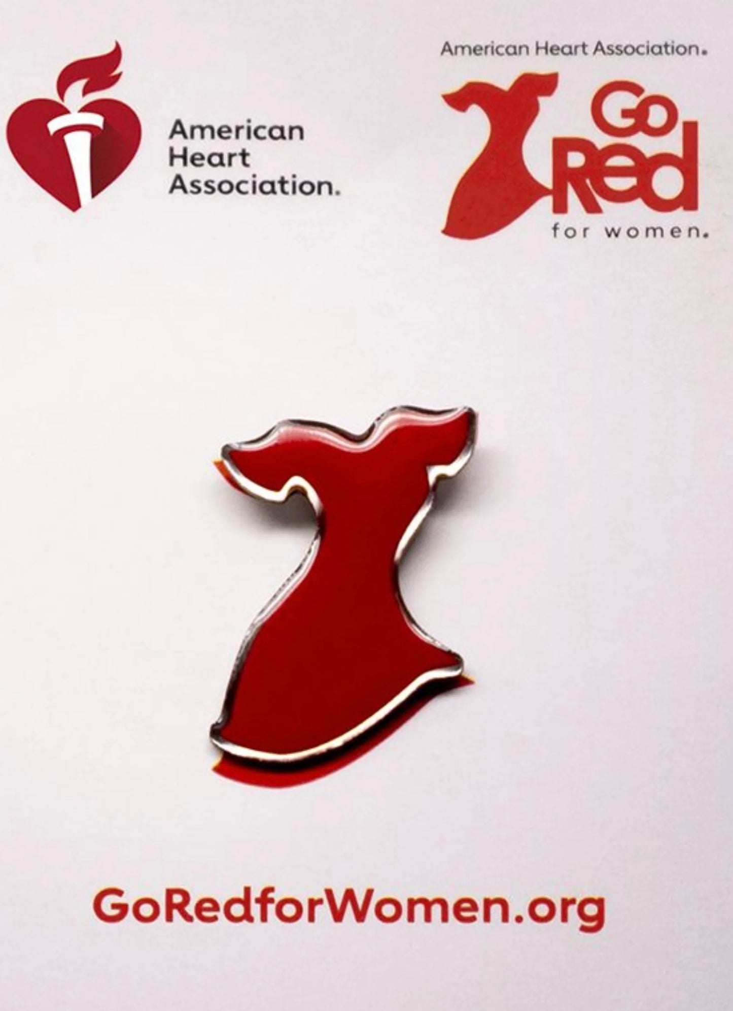 Go Red Lapel Pin