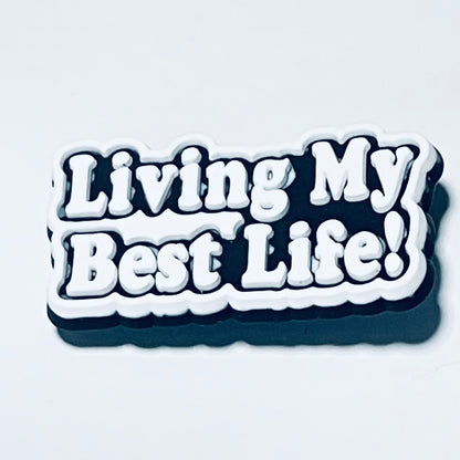 Living Life Limited Edition Don't Be So Basic Shoe Charm