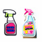 Good Vibes Spray Bottle Shoe Charm