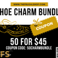 Famous Quotes Shoe Charm