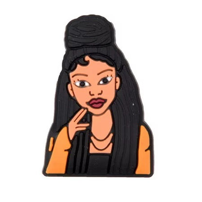 Female Rappers Hip Hop Shoe Charm