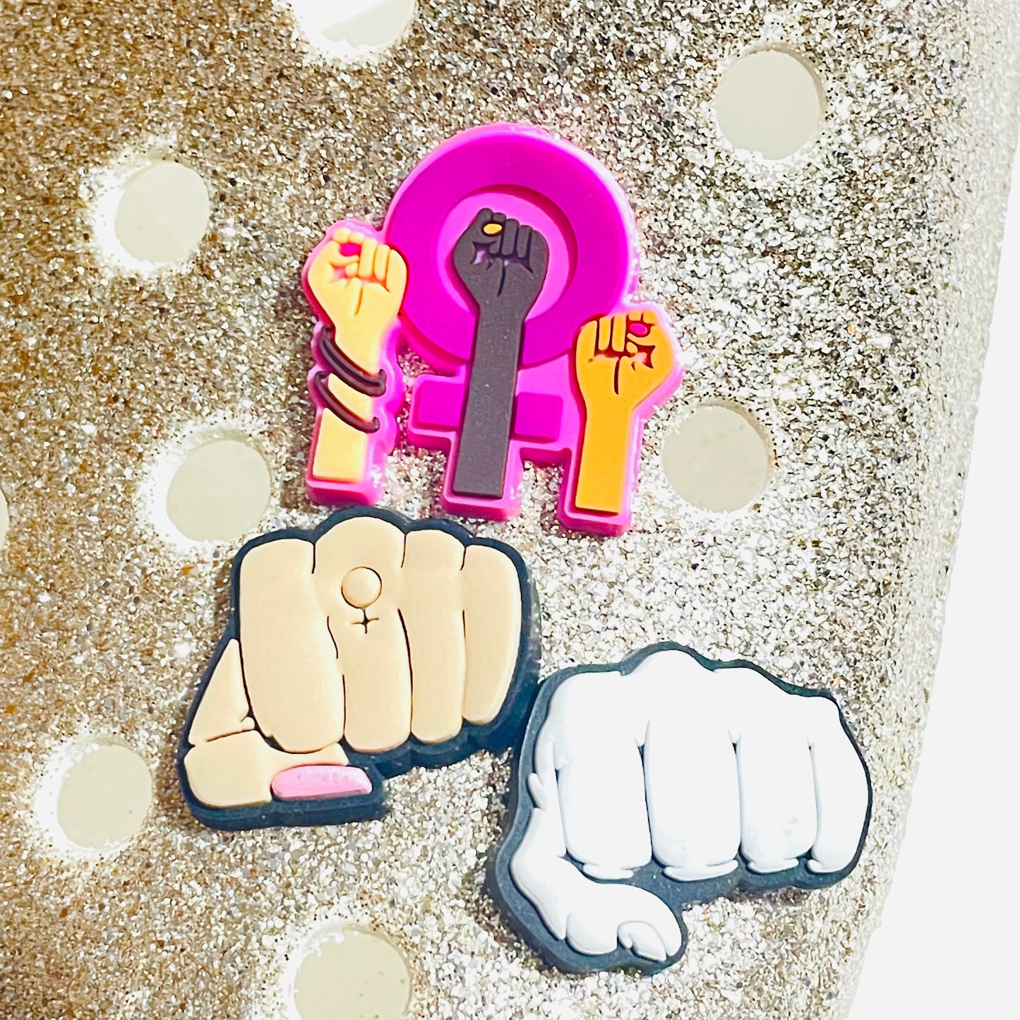 Women Power Shoe Charm