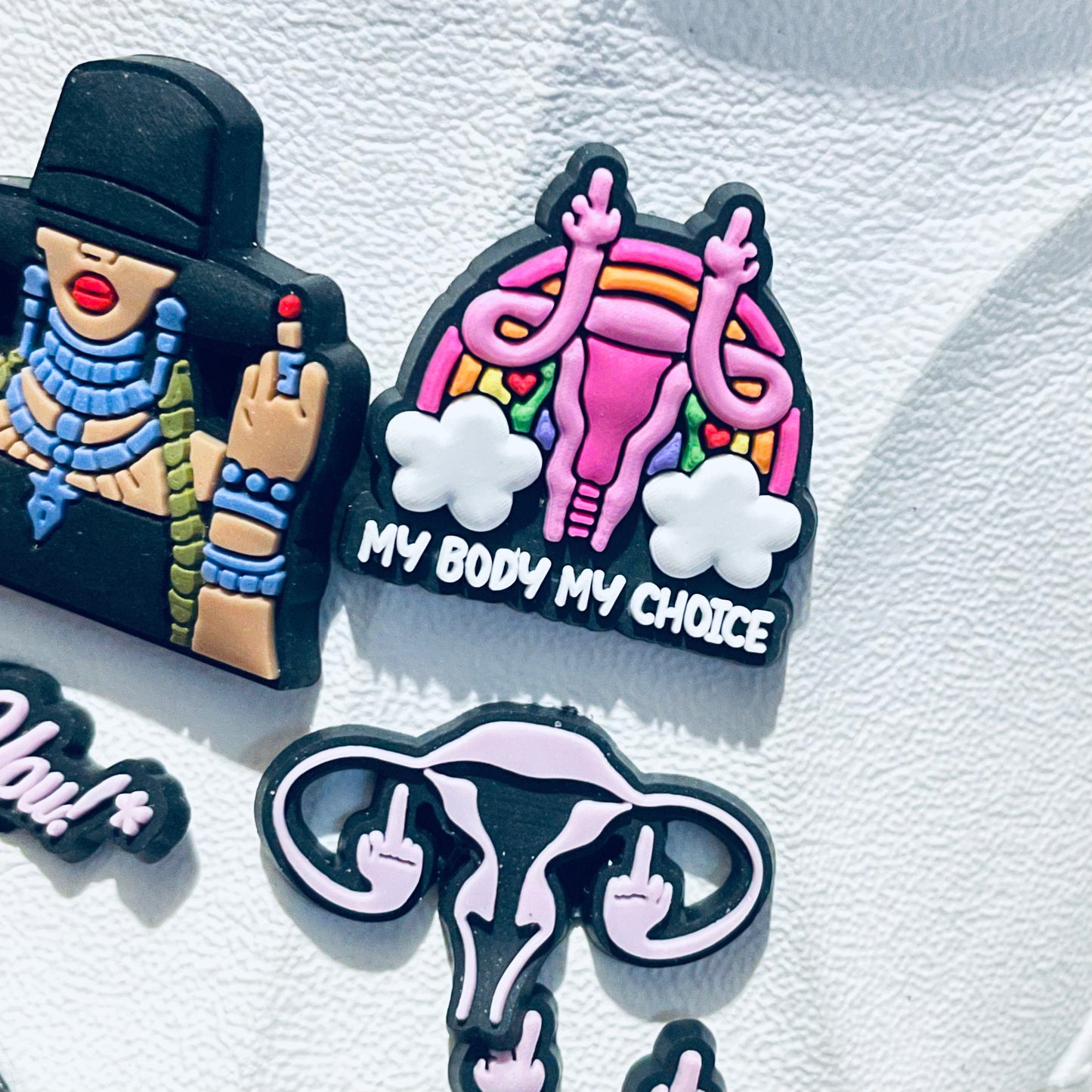 Explicit Fuck You Shoe Charms