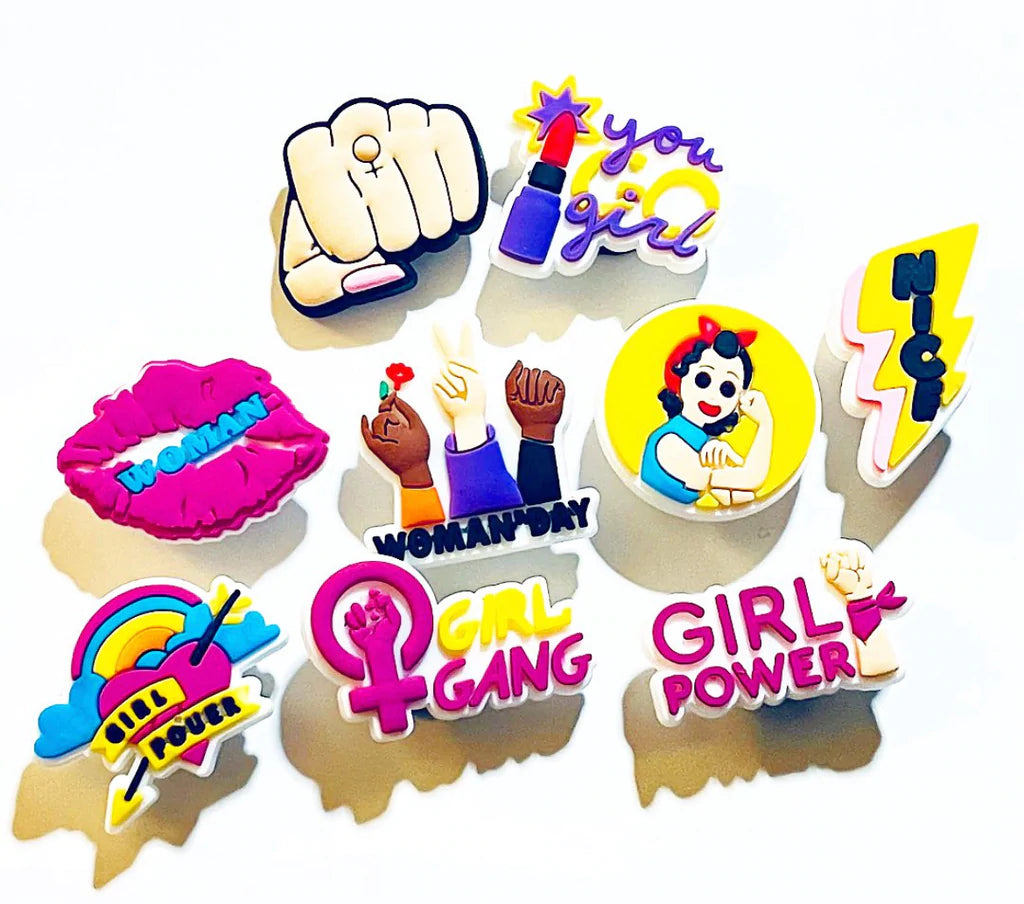 Women’s Day Feminist Fists Pro Choice Shoe Charms