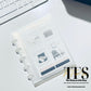 Frosted 5 Discs 4x6 Transparent Cover Discbound Album