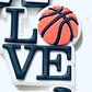 I Love Sports Shoe Charm