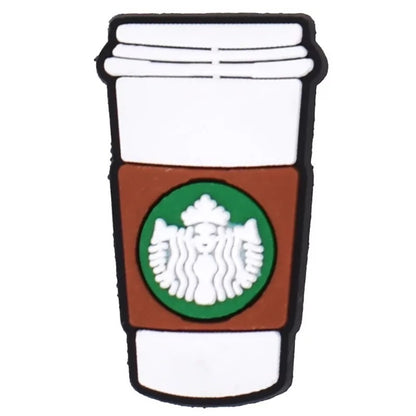 S Bux Coffee Shoe Charm