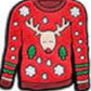 Christmas Ugly Sweaters Shoe Charm