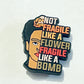Not Fragile Like A Flower  Frida Kahlo RBG Shoe Charm