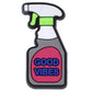 Good Vibes Spray Bottle Shoe Charm