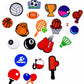 Sports Balls Shoe Charm