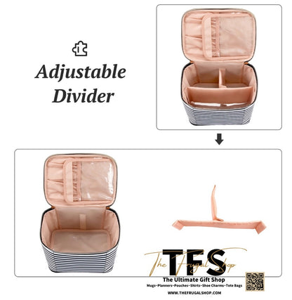 Striped Vanity Case