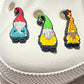 Christmas Angel Gnomes Snow Globe Shoe Charms