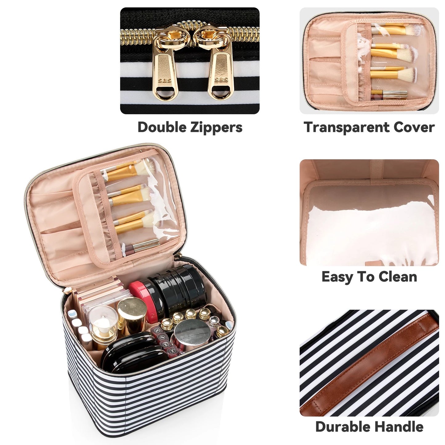 Striped Vanity Case