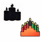 Candle Shoe Charm