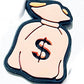 Money Bag Chaser Shoe Charm