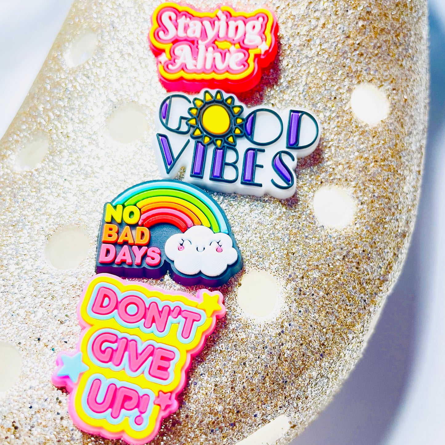 Good Vibes Shoe Charms
