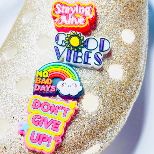Good Vibes Shoe Charms