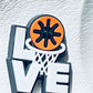 I Love Sports Shoe Charm
