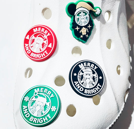 Merry and Bright Shoe Charms