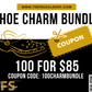 Famous Quotes Shoe Charm