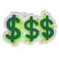Dollar Signs Money Shoe Charm