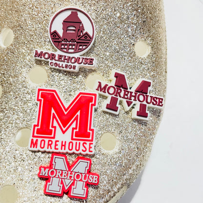 HBCU Shoe Charm - Alabama A&M, Alcorn, Benedict, Miles, Morehouse, Prairie View, Shaw, South Carolina State