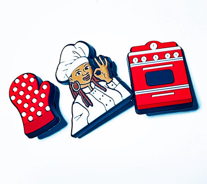 Chef Related Shoe Charm