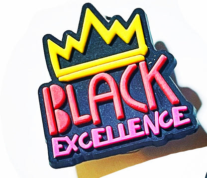 Black Excellence Shoe Charm