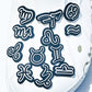 Zodiac Black Shoe Charm