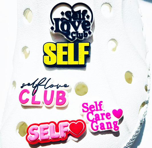 Self Love Care Gang Shoe Charm
