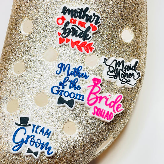 Bridal Party Shoe Charms