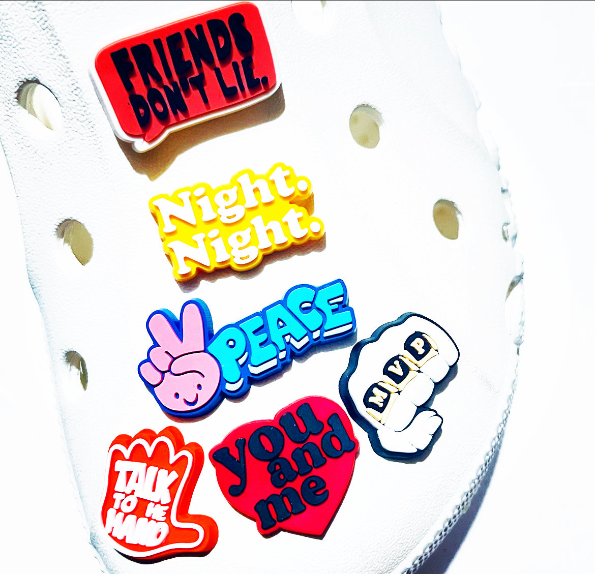 Phrases Shoe Charm