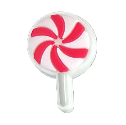 Christmas Peppermint Candy Gingerbread House Shoe Charm